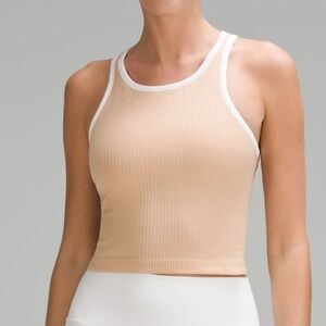 Lululemon Ebb to Street Cropped Racerback Tank Top
Light Support, B/C Cup